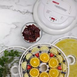 Nesco FD-1040 Gardenmaster Digital Pro Food Dehydrator, 1000W, 4-Tray Expandable White thumbnail 2