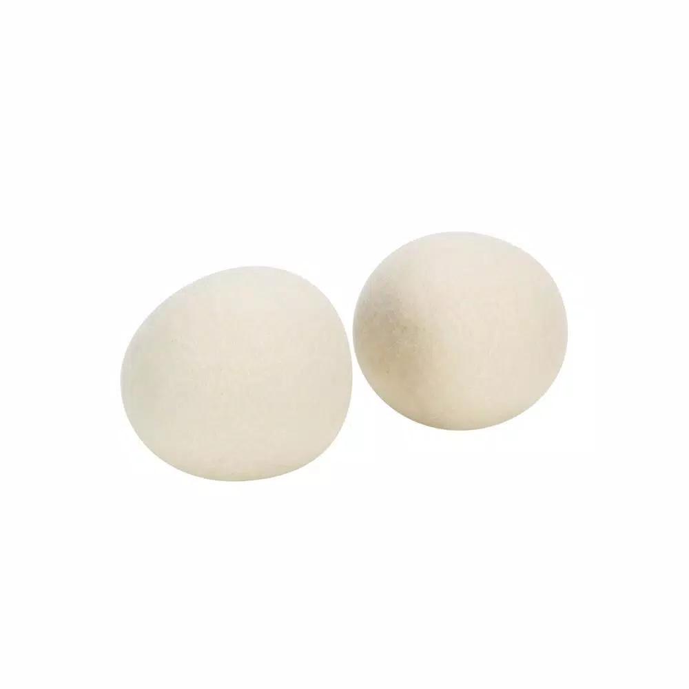 Woolite 100% Wool Dryer Balls, 2 Pack - Natural Alternative to Dryer Sheets