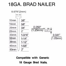 Husky 18-Gauge Engineered and Exotic Hardwood Flooring Nailer and Brad Nailer 2-Piece Combo Kit thumbnail 7