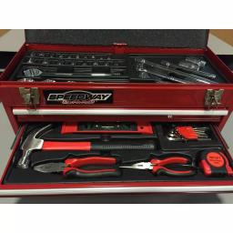 SPEEDWAY 24 in. 3-Drawer Steel Tool Chest with 118-Piece Bonus Tool Set thumbnail 7