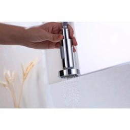 Vanity Art Single-Handle Pull-Down Kitchen Faucet, Chrome Finish, Brass Construction thumbnail 7