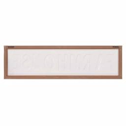 Pinnacle Rustic White Farmhouse Tin Enamel Decorative Wall Sign, 38 in. x 11.25 in. thumbnail 6