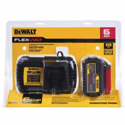 DEWALT FLEXVOLT 6.0 Ah 20V/60V MAX Lithium-Ion Battery and 6 Amp Charger Kit thumbnail 7