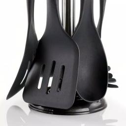 MegaChef 7-Piece Nylon Kitchen Utensil Set with Wood Design Finish thumbnail 9