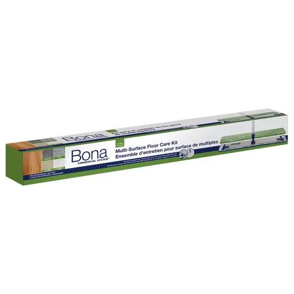 Bona Commercial System Multi-Surface Floor Care Kit with 24 in. Aluminum Flat Mop