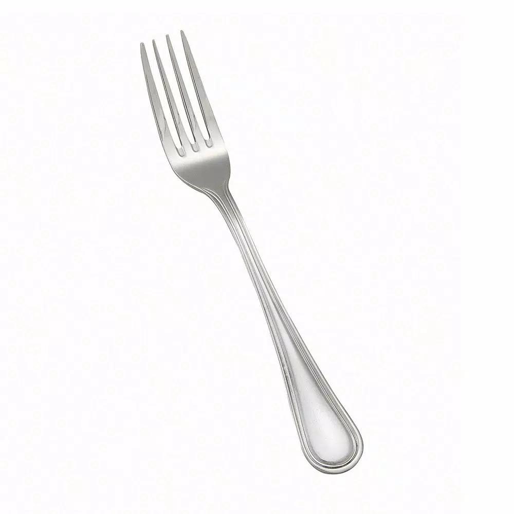 Winco 12-Piece Stainless Steel 18/0 Salad Fork Set with Mirror Finish