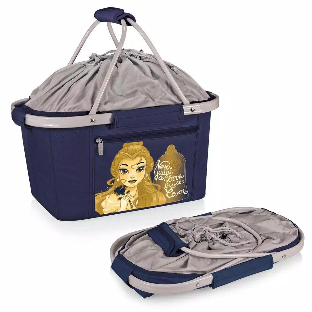 ONIVA Beauty and the Beast Metro Basket Collapsible Tote Cooler, 28 oz., Navy