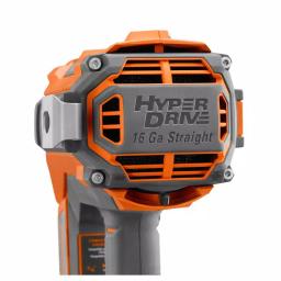 RIDGID 18V Cordless Brushless HYPERDRIVE 16-Gauge 2-1/2 in. Straight Finish Nailer Kit thumbnail 7