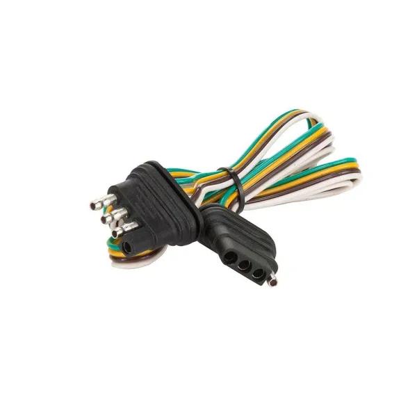 TowSmart 60 in. 4-Way Flat Trailer Electrical Connector with 18-Gauge Bonded Wire
