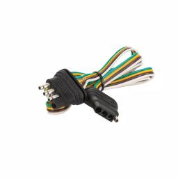 TowSmart 60 in. 4-Way Flat Trailer Electrical Connector with 18-Gauge Bonded Wire thumbnail 1
