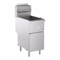 Magic Chef 35 Qt. Stainless Steel Commercial Natural Gas Deep Fryer, 120,000 BTU, 4 Burners thumbnail 3