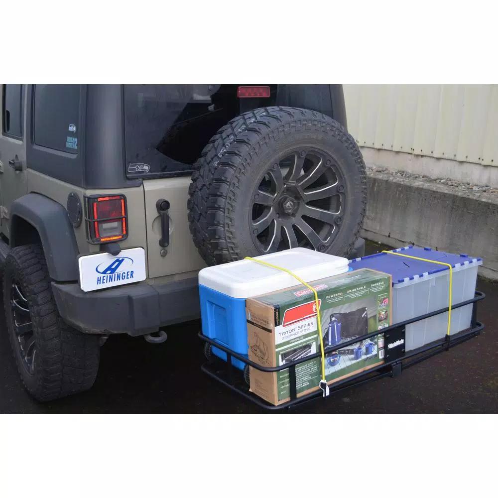 HitchMate 500 lb. Capacity Folding Cargo Carrier, 2 in. Receiver Hitch