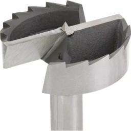 Shop Fox 8-Piece Steel Forstner Bit Set, 2-1/4 in. to 3-1/8 in. with Wooden Storage Boxes thumbnail 2