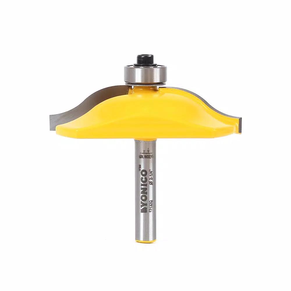 Yonico Mini Raised Panel Ogee Router Bit, 1/4 in. Shank, Carbide Tipped