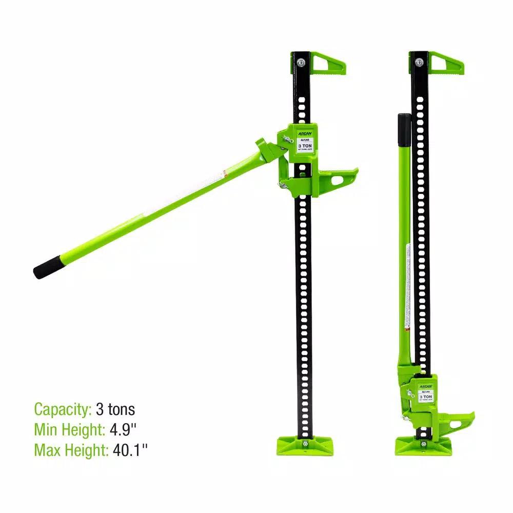Arcan 3-Ton 48 in. Farm Jack, Heavy-Duty Steel Lifting Tool