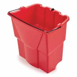 Rubbermaid Commercial Products Rubbermaid WaveBrake 4.5 Gal. Red Plastic Dirty Water Bucket thumbnail 4