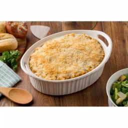 Corningware French White 2.5-Qt Oval Ceramic Casserole Dish with Glass Lid thumbnail 3