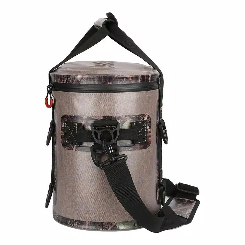 Camp-Zero 13.9 Qt. Soft Cooler, 20-Can Capacity, Beige and Camo