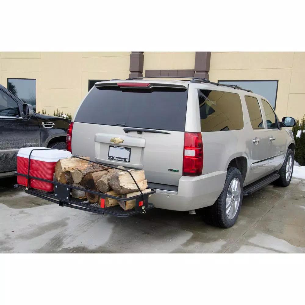 Erickson Steel Hitch Cargo Carrier, 500 lb. Capacity, 60 in. x 20 in., for 2 in. Receiver