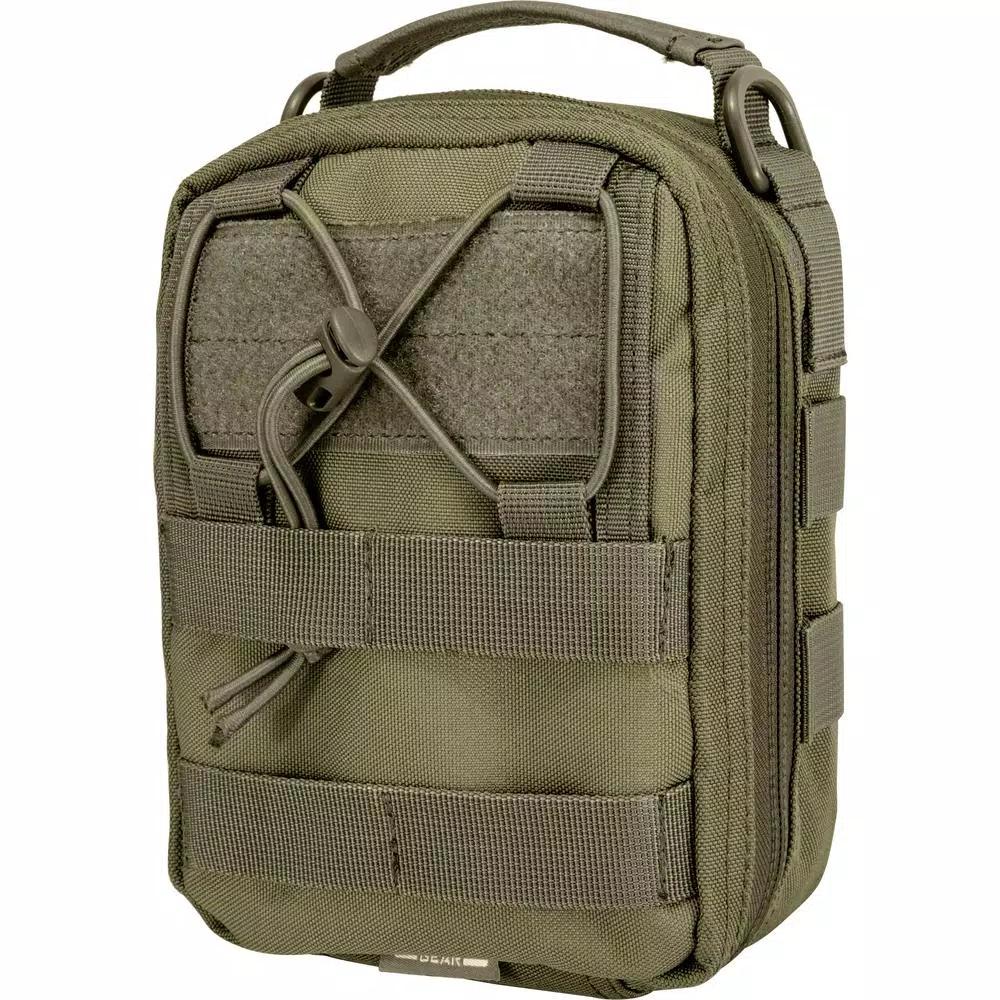 BARSKA CX-900 First Aid Utility Pouch, MOLLE Compatible, OD Green