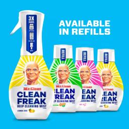 Mr. Clean Clean Freak Multi-Surface Deep Cleaning Mist Spray, Lemon Zest, 16 oz thumbnail 6