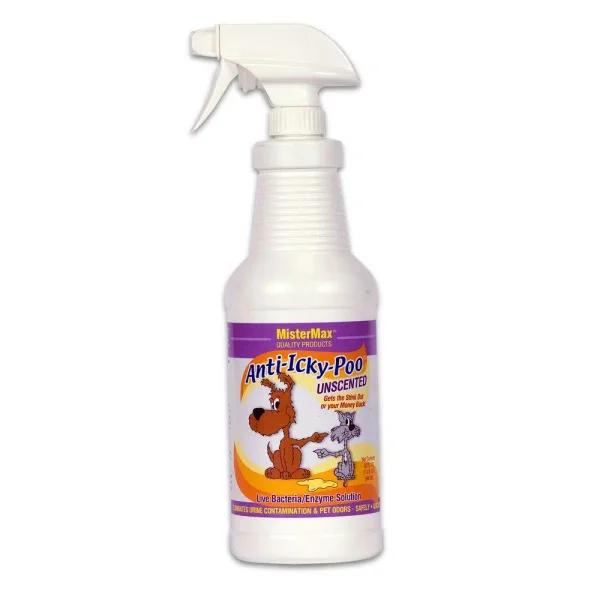 Anti-Icky-Poo 32 oz. Unscented Odor Remover - Enzyme & Live Bacteria Formula