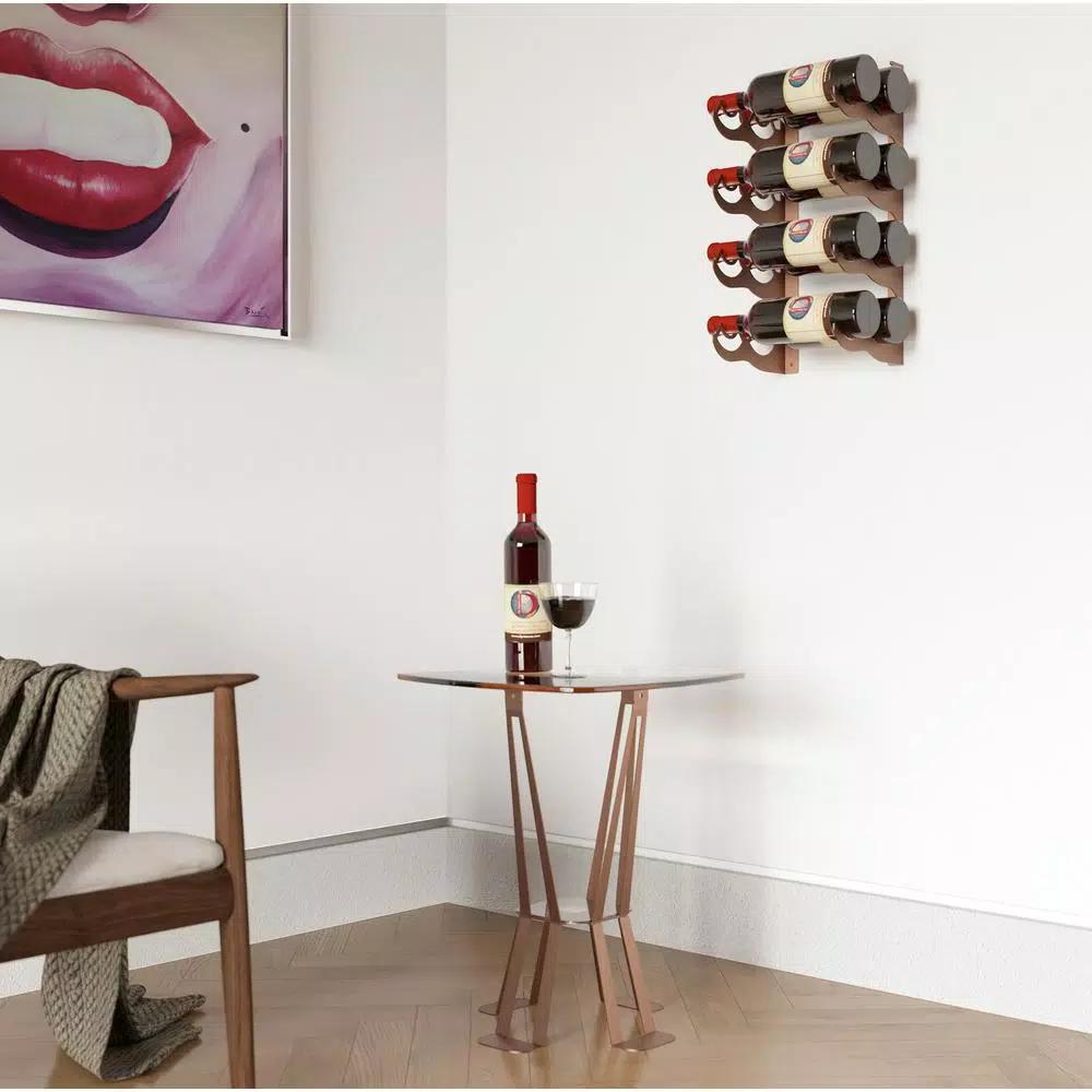 DI PRIMA USA Eagle Edition 8-Bottle Wall Mounted Double Row Wine Rack