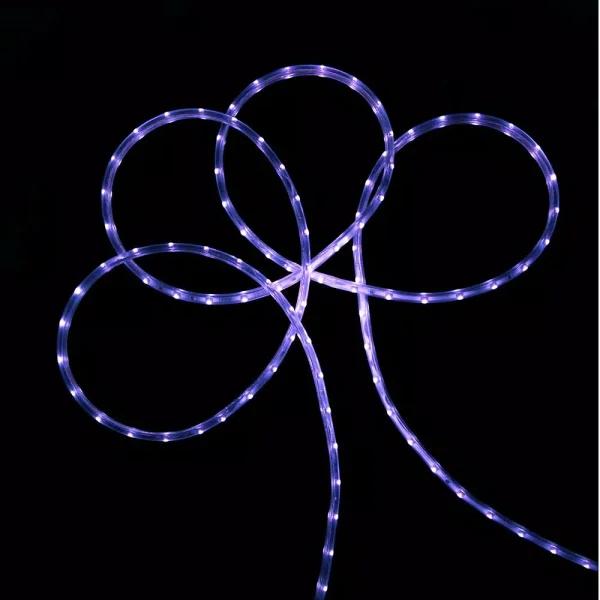 CC Christmas Decor 30 ft. Purple LED Outdoor Christmas Linear Tape Lighting, 108 Lights