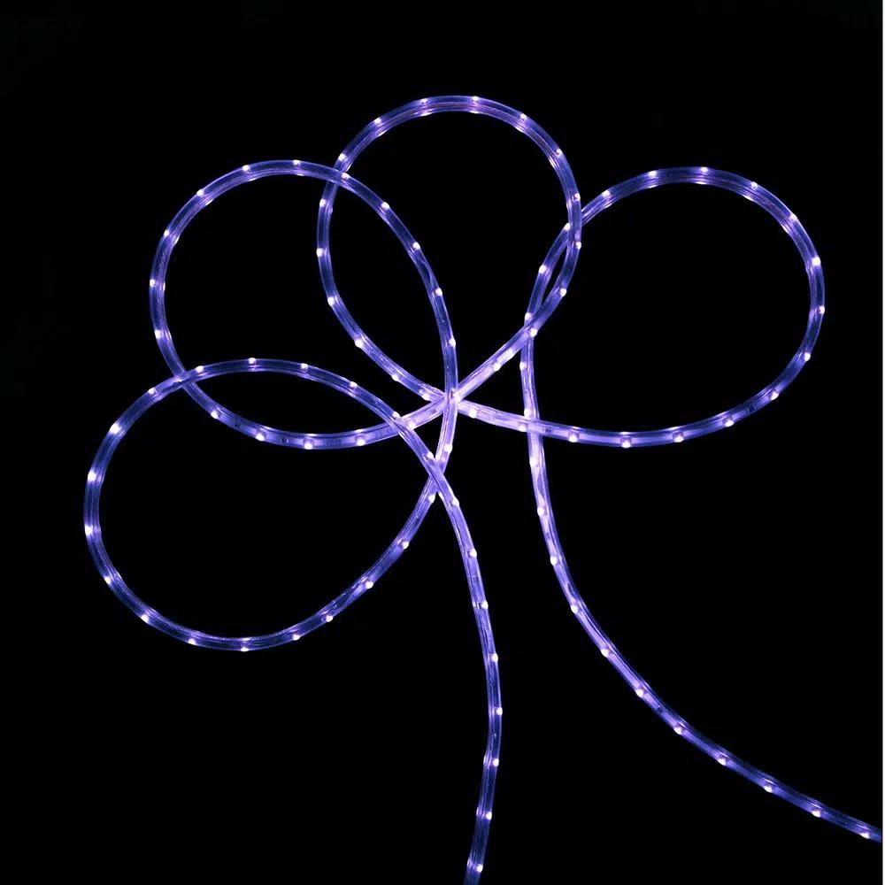 CC Christmas Decor 30 ft. Purple LED Outdoor Christmas Linear Tape Lighting, 108 Lights