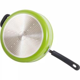 Hampton Bay Ozeri Green Earth 5.3 qt. Aluminum Ceramic Nonstick Sauce Pan with Glass Lid, Green thumbnail 7
