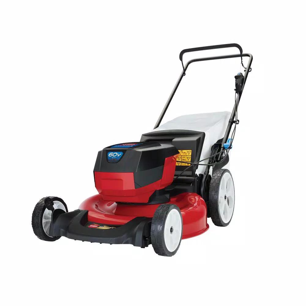 Toro 21 in. Recycler 60V Max Cordless Battery Walk Behind Push Lawn Mower, Tool Only