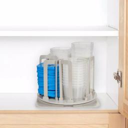 Chef Buddy Swirl Around 49-Piece Food Storage Organizer Set with Interchangeable Lids thumbnail 4