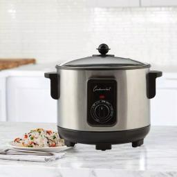 Continental 5.8 Qt. Electric Deep Fryer and Multi-Cooker, Stainless Steel thumbnail 8