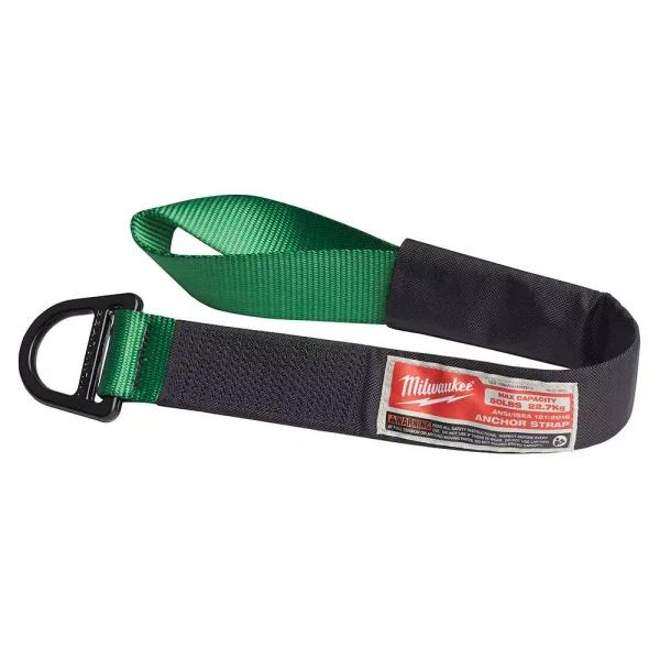 Milwaukee 50 lb. Anchor Strap Lanyard with Oversized D-Ring