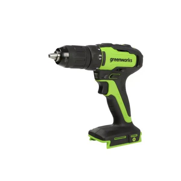 Greenworks 24V Cordless Brushless 1/2 in. Drill/Driver, Tool Only