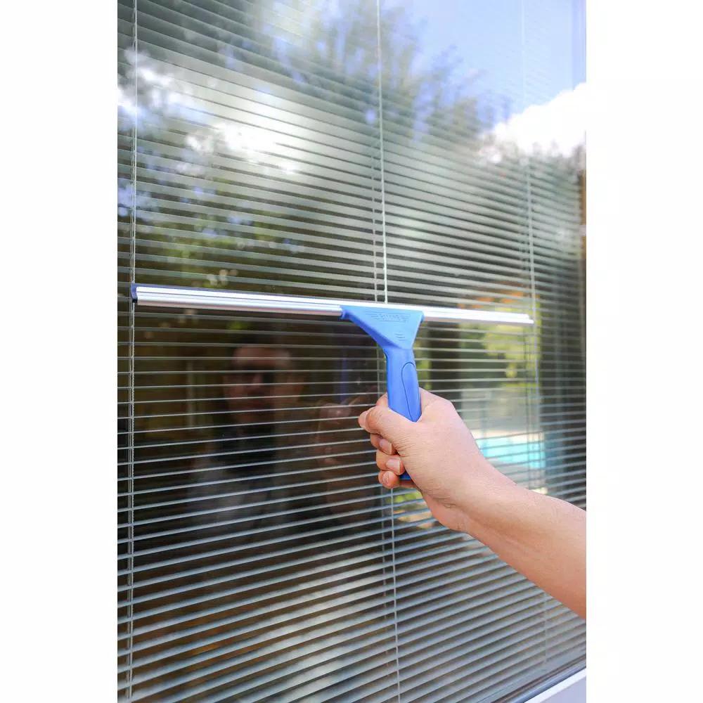 Ettore 18 in. All-Purpose Window Squeegee with Aluminum Channel and Streak-Free Rubber Blade