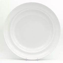 Euro Ceramica White Essential 13 in. Porcelain Serving Bowl thumbnail 1