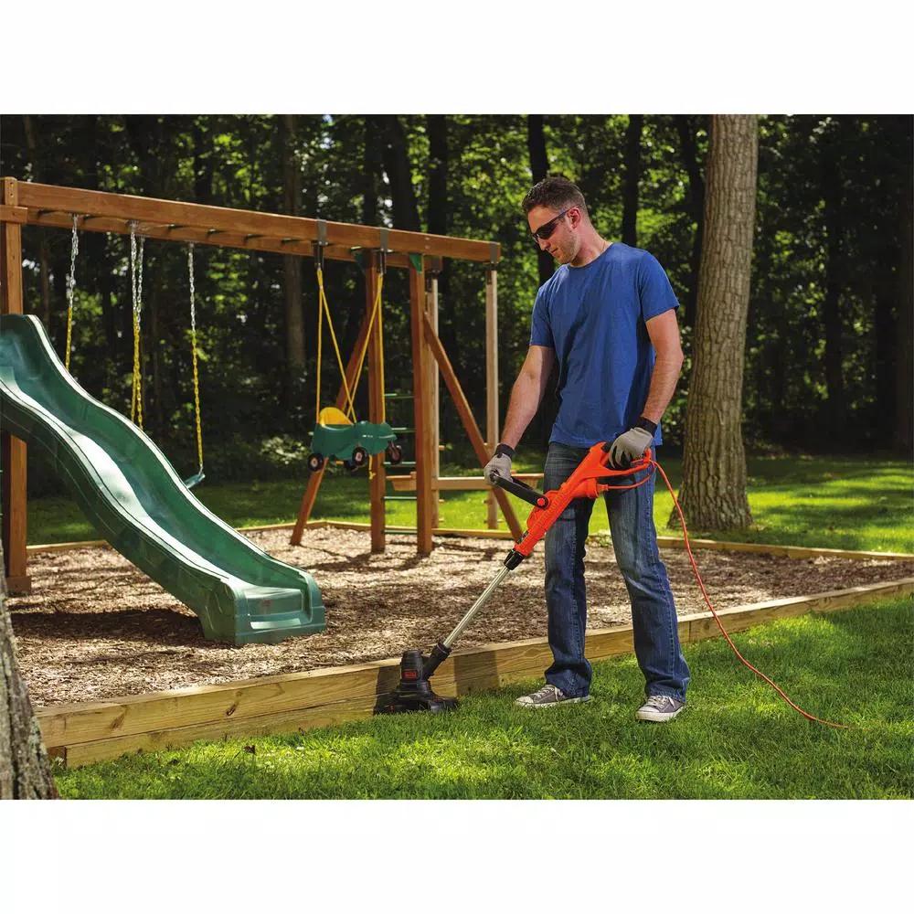BLACK+DECKER ST9000 14 in. Corded Electric String Trimmer and Edger, 6.5 Amp