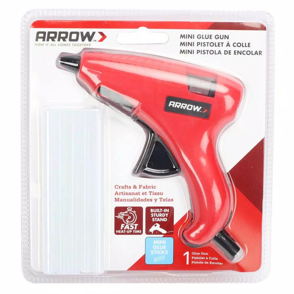 Arrow GT10 Mini Glue Gun with 10 Free Glue Sticks