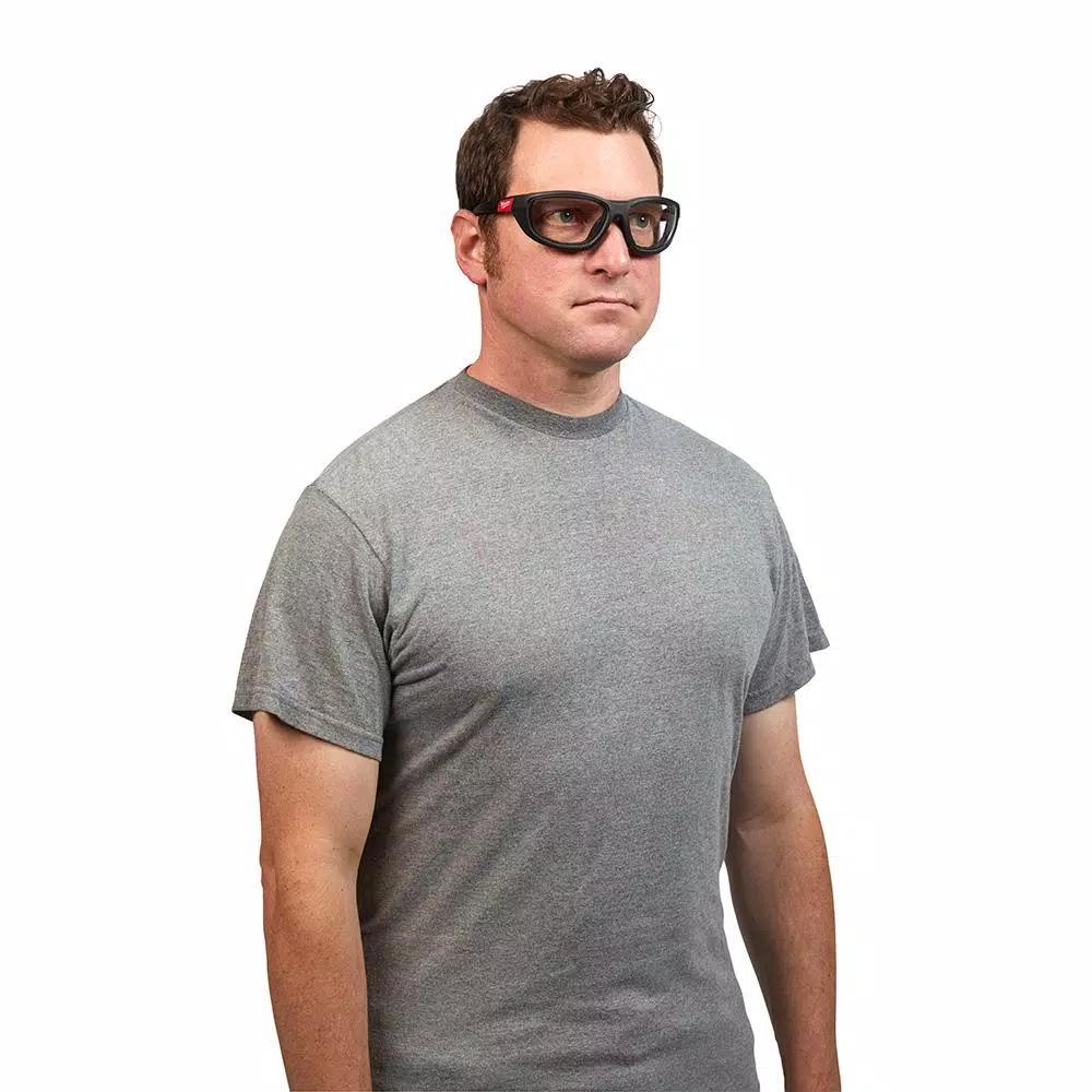 Milwaukee Performance Safety Glasses with Clear Fog-Free Lenses and Gasket, 6-Pack