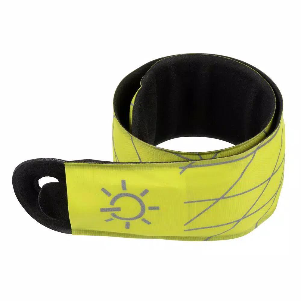 Nite Ize SlapLit Neon Yellow LED Slap Wrap - Reflective Nighttime Visibility Band