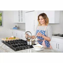 CookCraft by Candace 1.5 qt. Tri-Ply Stainless Steel Sauce Pan with Patented Latch Glass Lid thumbnail 6