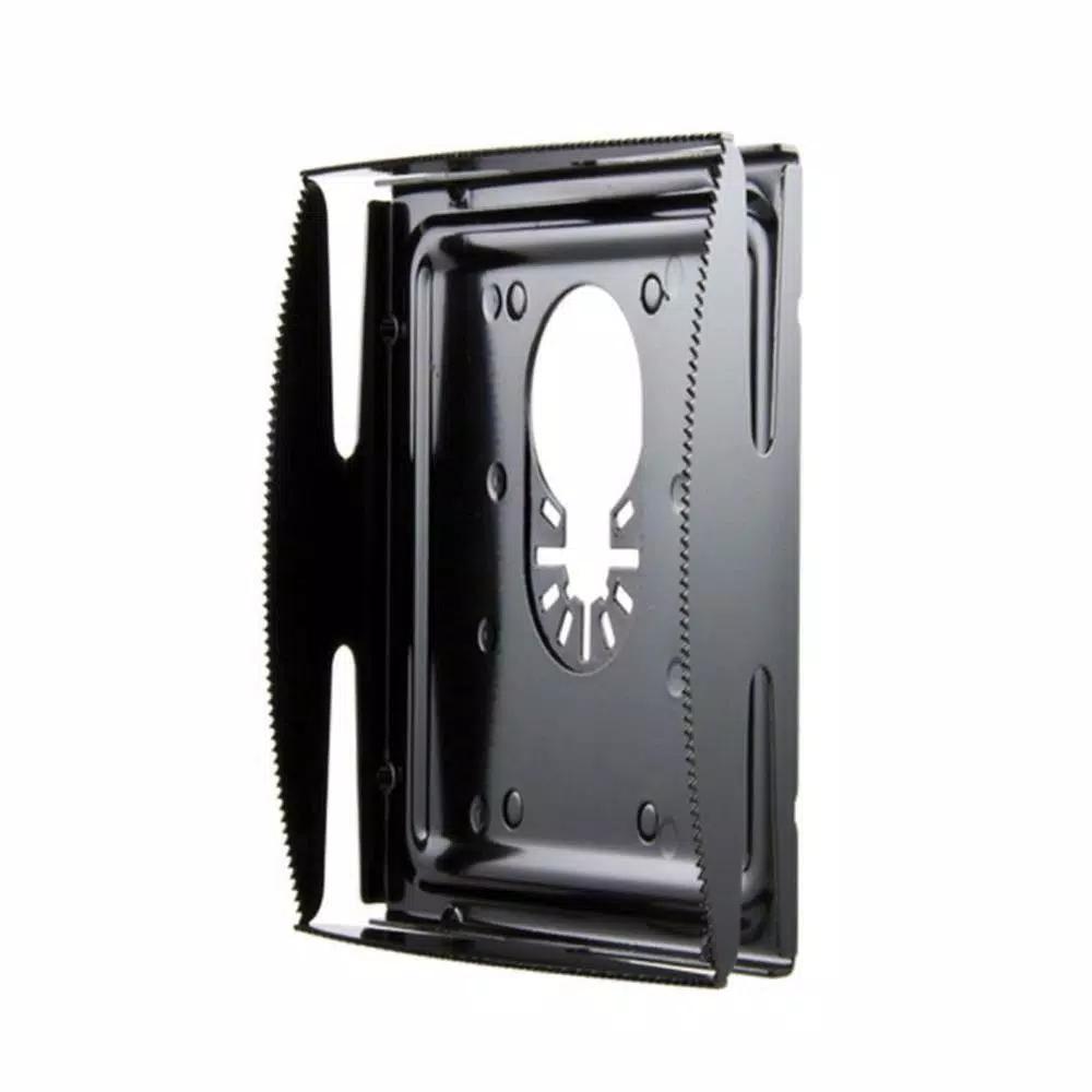 Rack-A-Tiers Q-Bit 2-1/4 in. x 3-5/8 in. Single Gang Low Voltage Drywall Hole Cutter for Oscillating Multi-Tools