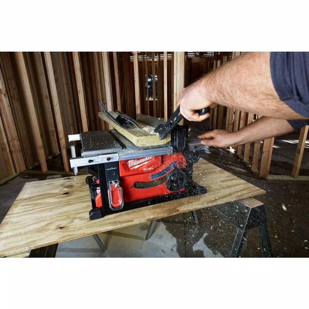 Milwaukee M18 FUEL ONE-KEY 8-1/4 in. Cordless Table Saw with Folding Stand