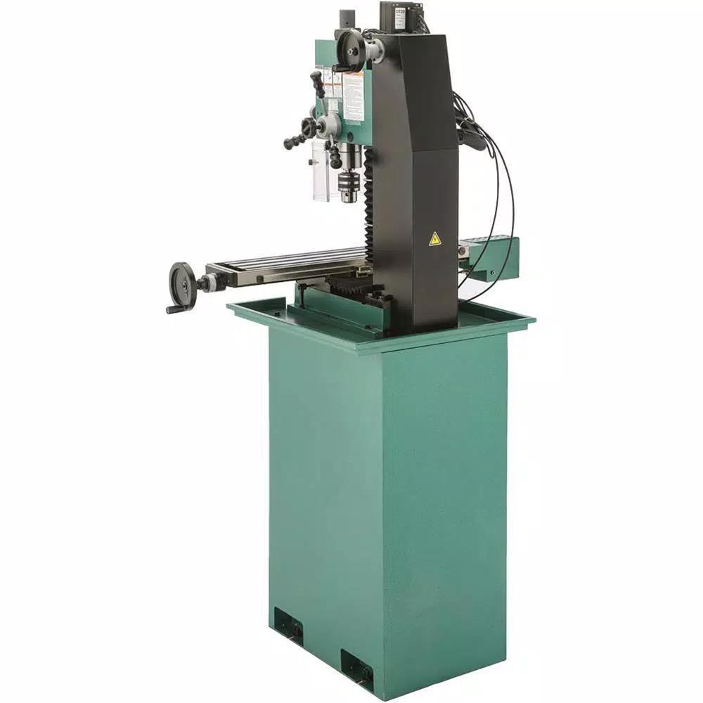 Grizzly Industrial Mini Mill 2.7 Variable Speed Milling Machine with 3-Axis DRO and R8 Spindle