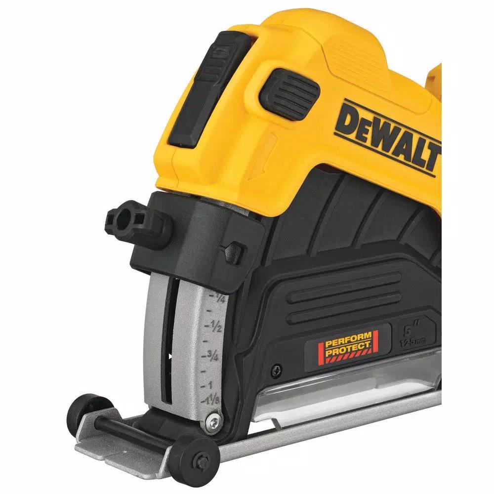 DEWALT 4-1/2 in. to 5 in. Grinder Cutting Dust Shroud with Adjustable Shoe