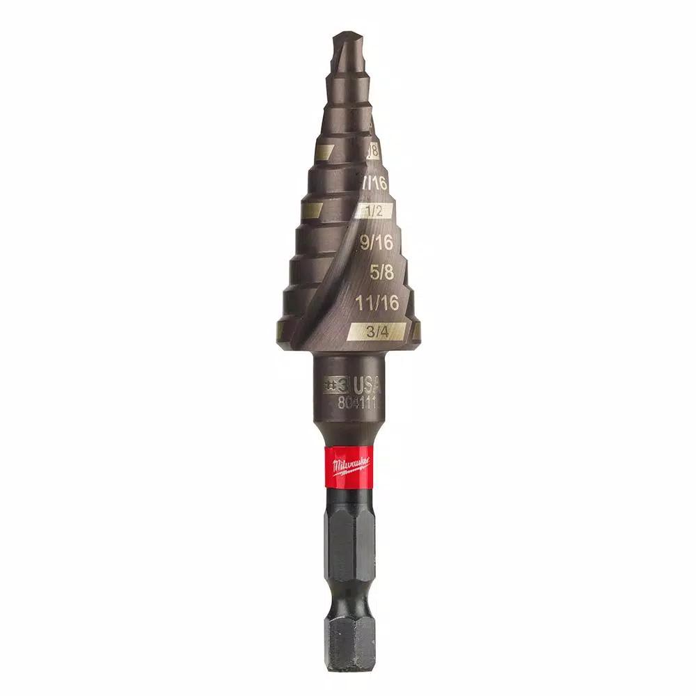 Milwaukee SHOCKWAVE Impact Duty Titanium Step Bit Kit, 3-Piece