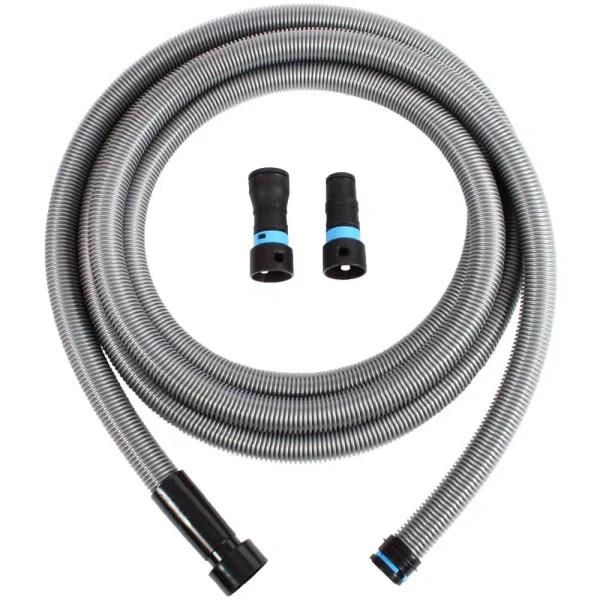 Cen-Tec Systems 94192 16 ft. Dust Collection Hose with Power Tool Adapters for Wet/Dry Vacuums