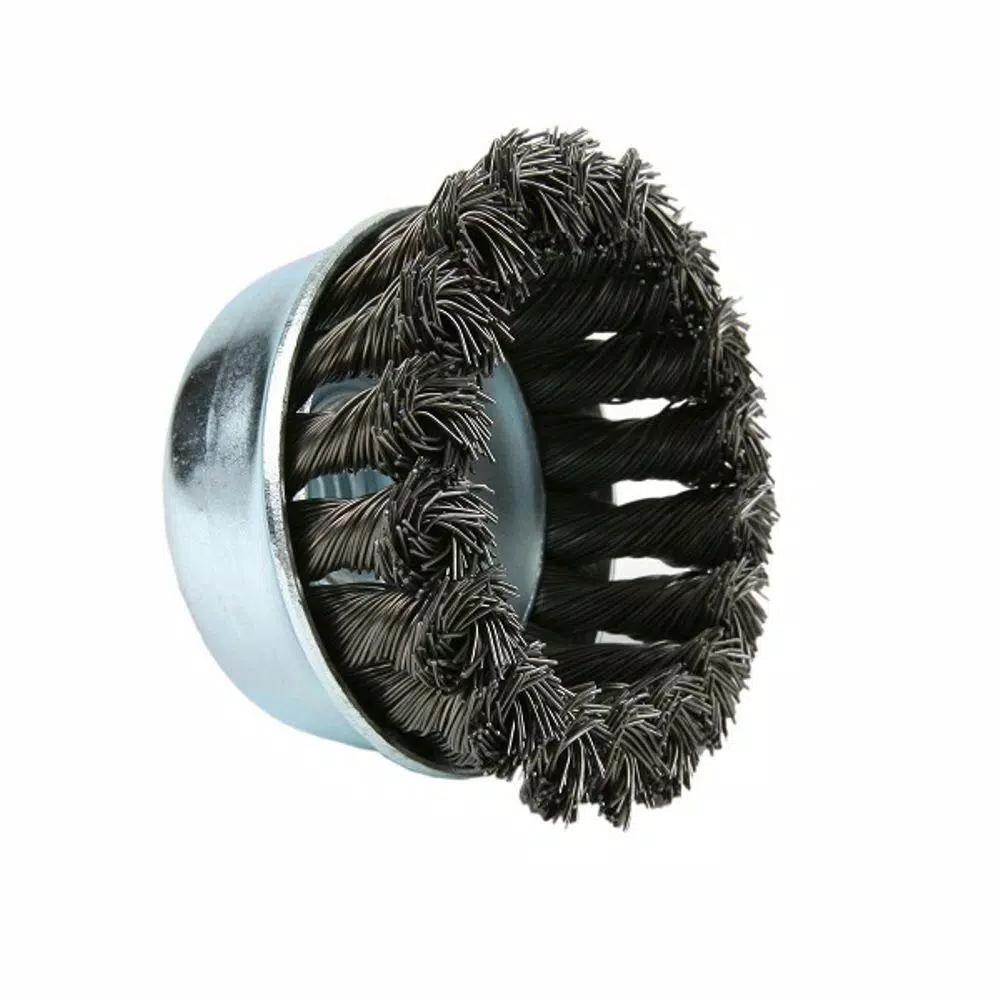 Lincoln Electric 3 in. Single Row Knotted Cup Brush for Grinders