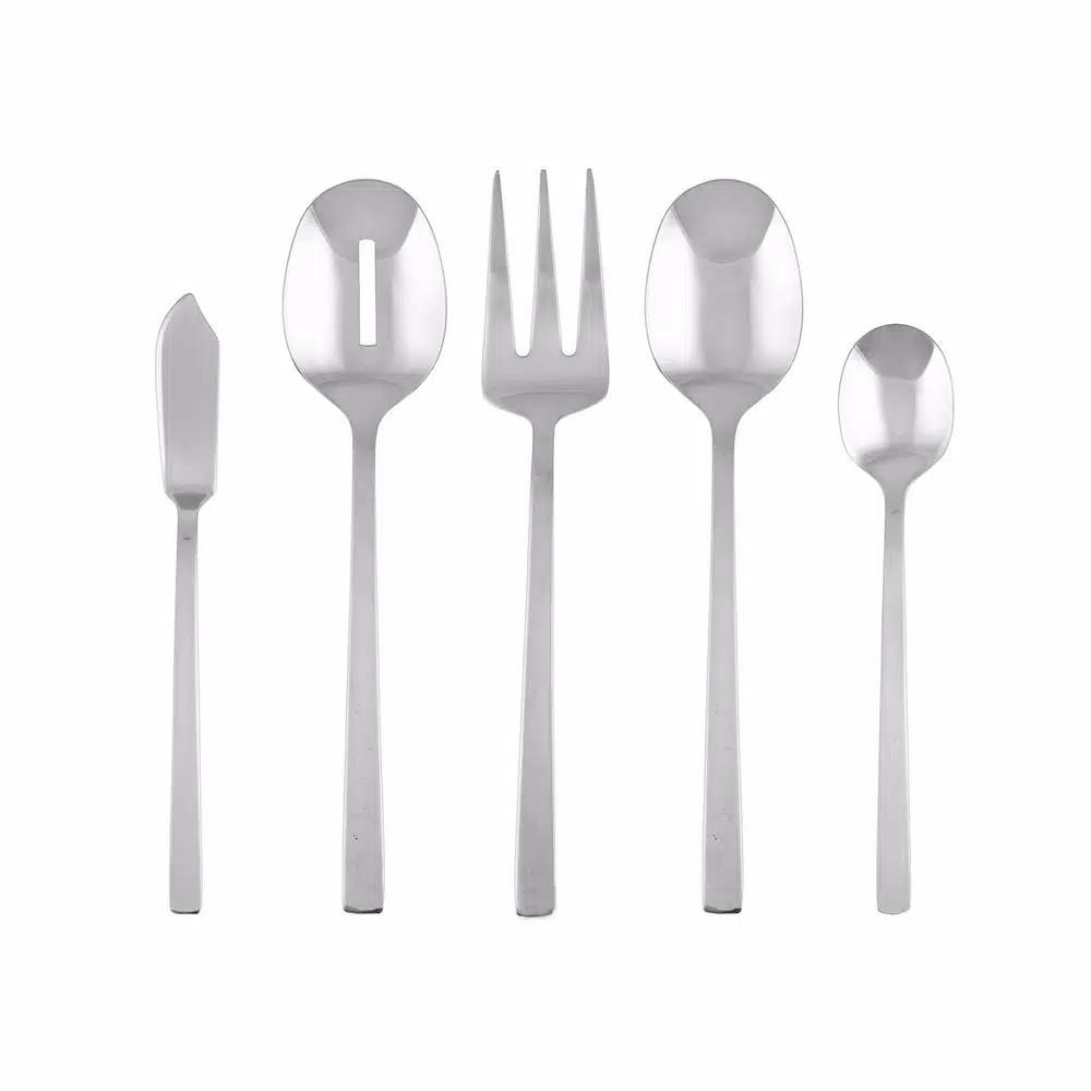 Cambridge Silversmiths Beacon Mirror 45-Piece Flatware Set, Service for 8, 18/0 Stainless Steel